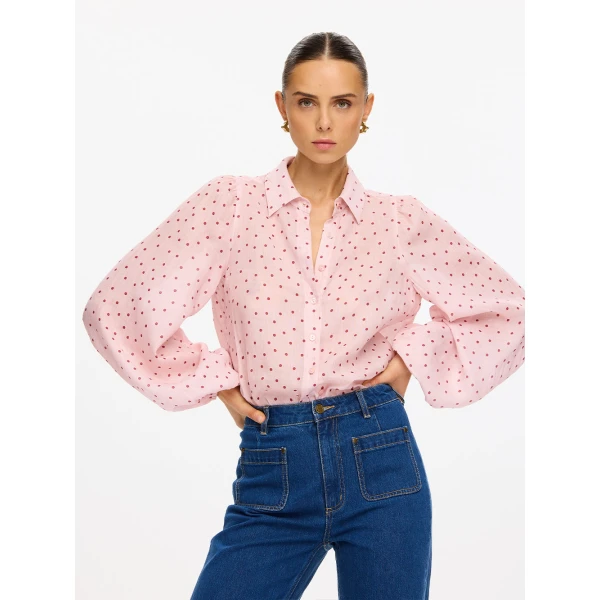 Kivari Sia Blouse in Pink, view 6