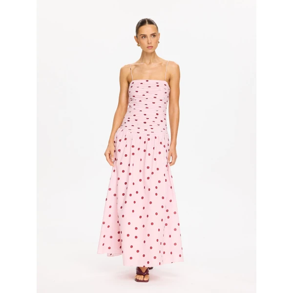 Kivari Sia Maxi Dress in Pink, view 2