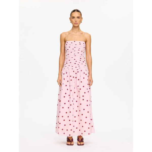 Kivari Sia Maxi Dress in Pink, view 3