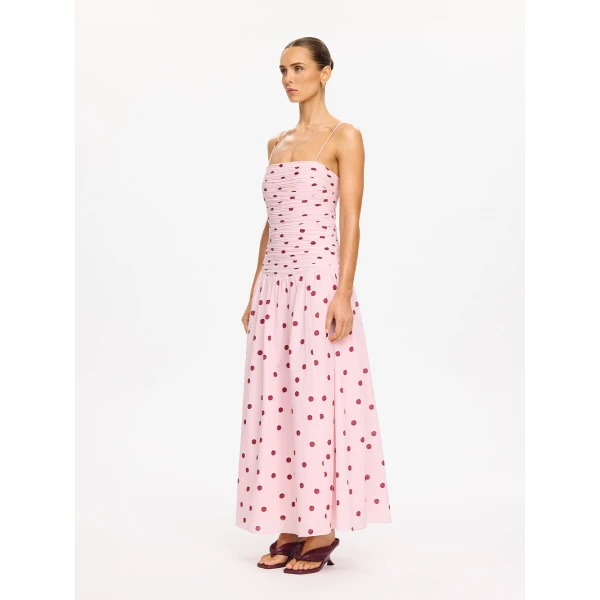 Kivari Sia Maxi Dress in Pink, view 4