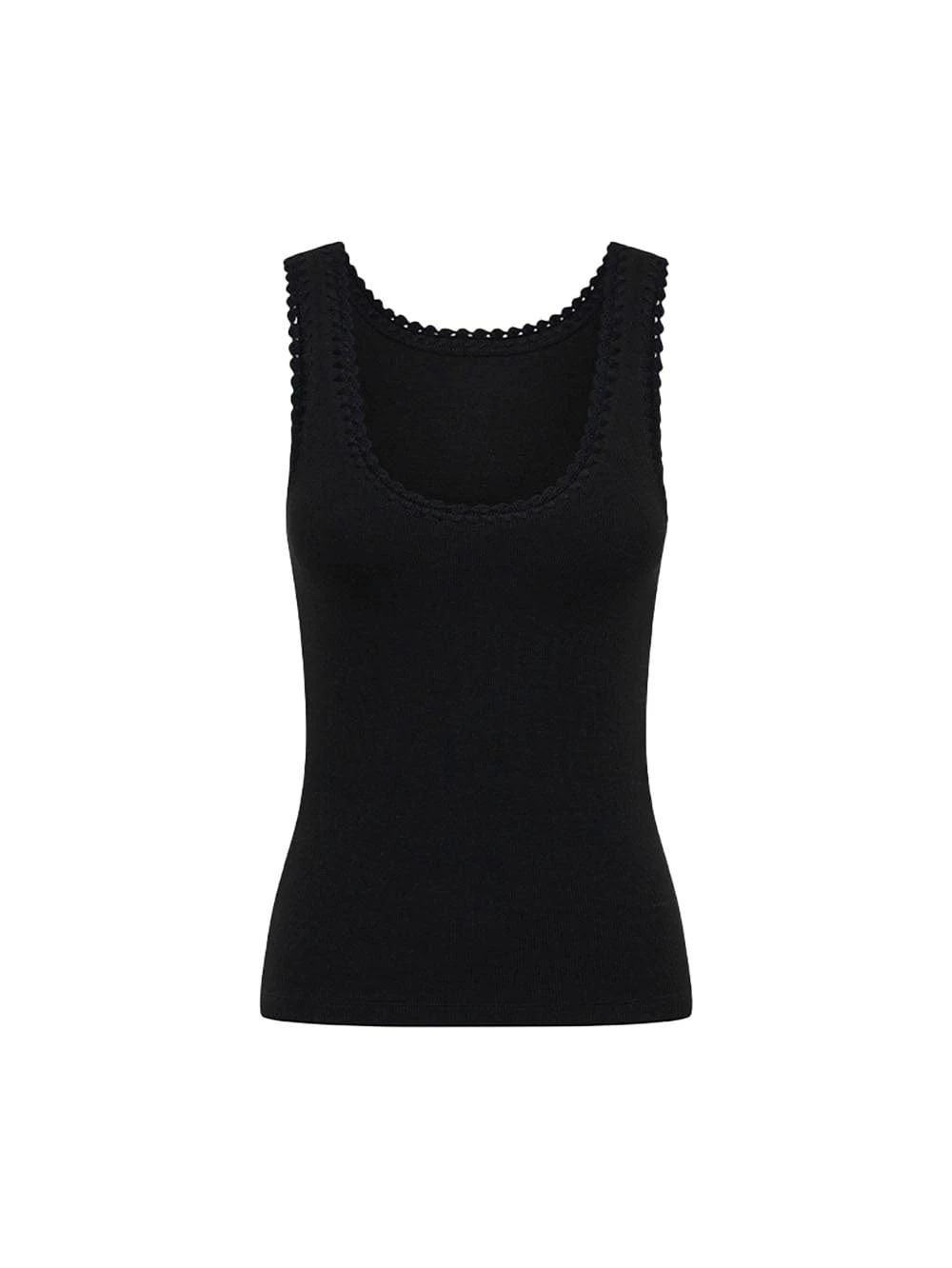 KIVARI Tallulah Scoop Tank in Black