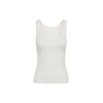 Kivari Tallulah Scoop Tank in Ivory Top