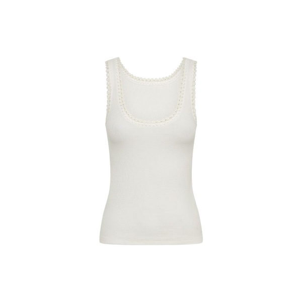 Kivari Tallulah Scoop Tank in Ivory Top