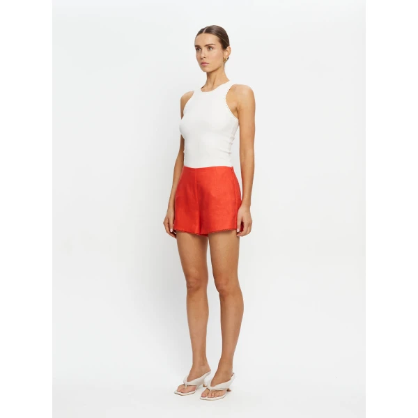 Kivari Tara Shorts in Red, view 4