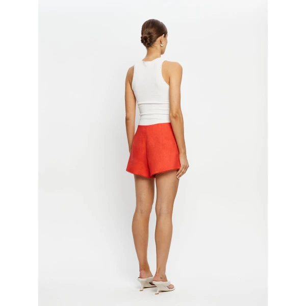 Kivari Tara Shorts in Red, view 5