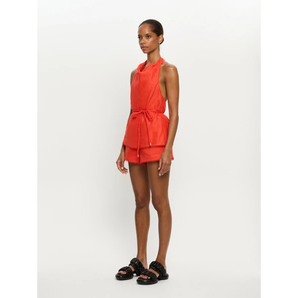 Kivari Tara Top in Red, view 4