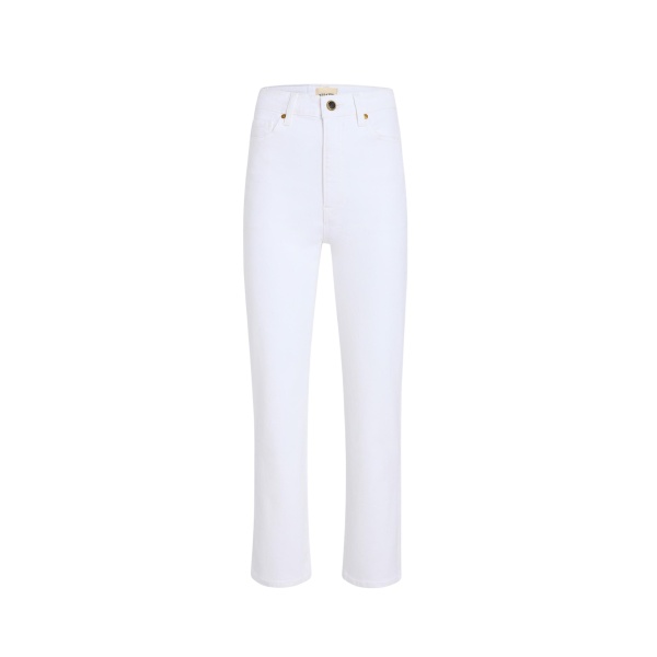 Khaite Abigail Stretch Jean in White