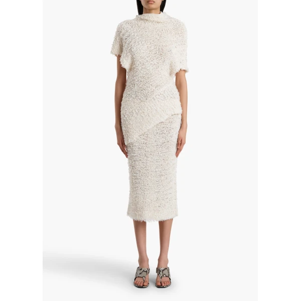 Khaite Adela Skirt in Ivory, view 2