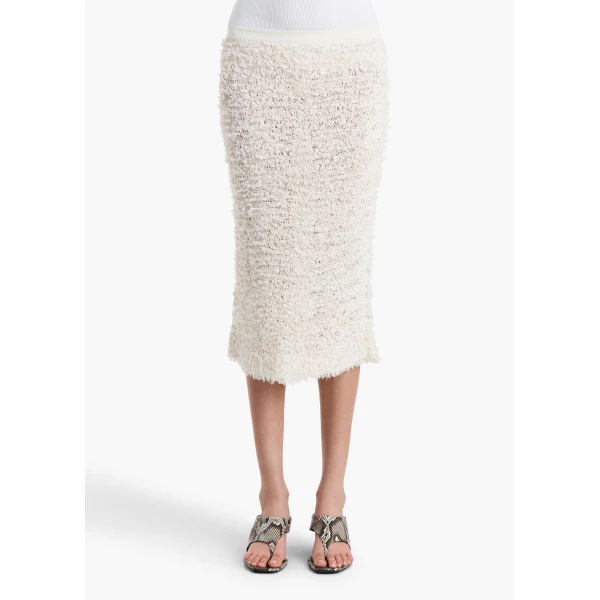 Khaite Adela Skirt in Ivory, view 3