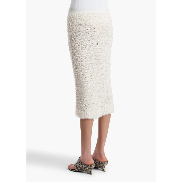 Khaite Adela Skirt in Ivory, view 4