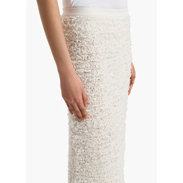 Khaite Adela Skirt in Ivory, view 6