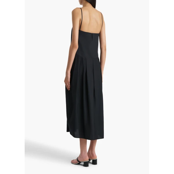 Khaite Adira Dress in Black, view 4
