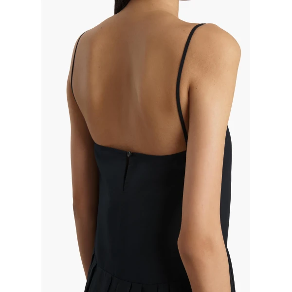 Khaite Adira Dress in Black, view 6
