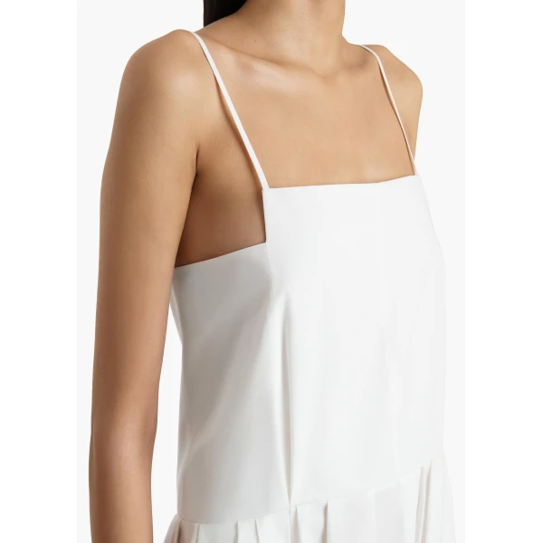 Khaite Adira Dress in Chalk, view 5