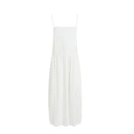 Khaite Adira Dress in Chalk