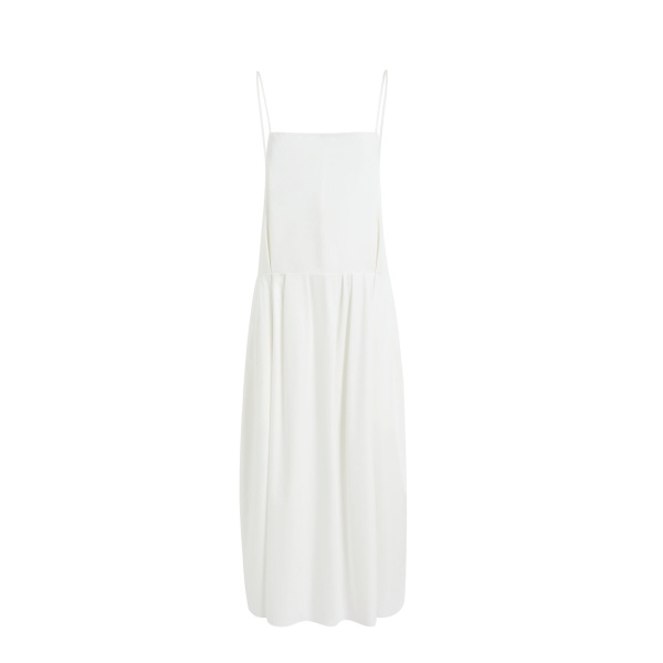 Khaite Adira Dress in Chalk