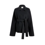 Khaite Alder Jacket in Charcoal Wool
