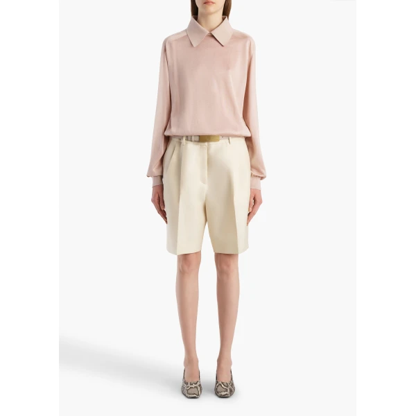 Khaite Alexa Top in Dusty Rose, view 2