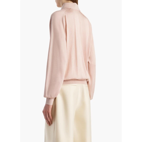 Khaite Alexa Top in Dusty Rose, view 4