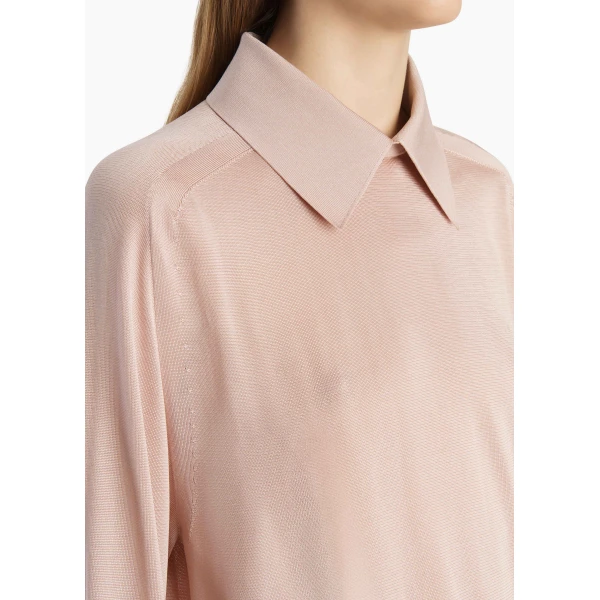 Khaite Alexa Top in Dusty Rose, view 5