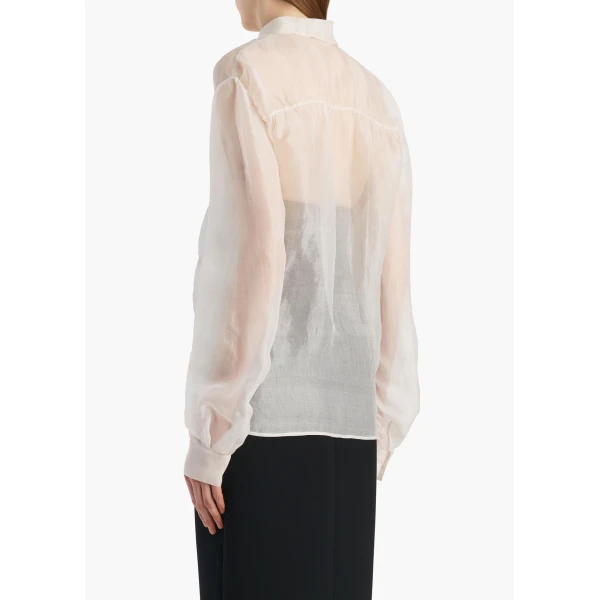 Khaite Allie Top in Chalk, view 4