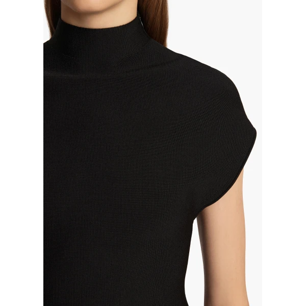 Khaite Andra Top in Black, view 5