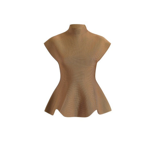 Khaite Andra Top in Carob