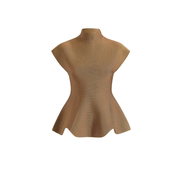 Khaite Andra Top in Carob