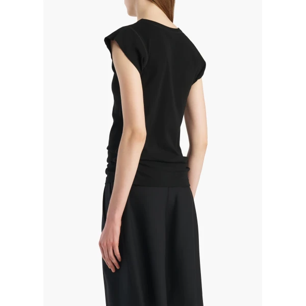 Khaite Angel Top in Black, view 4