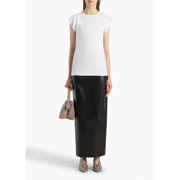Khaite Angel Top in Chalk, view 2