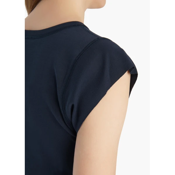 Khaite Angel Top in Dark Navy, view 6