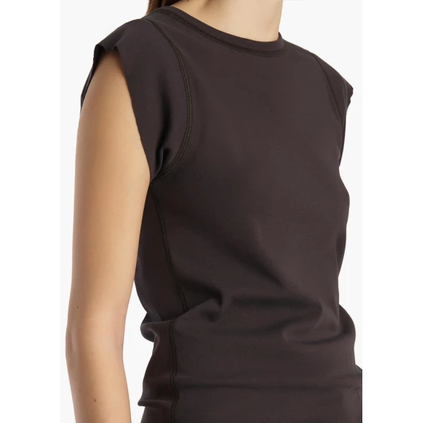 Khaite Angel Top in Dark Umber, view 5