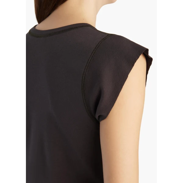 Khaite Angel Top in Dark Umber, view 6