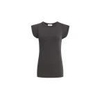 Khaite Angel Top in Dark Umber