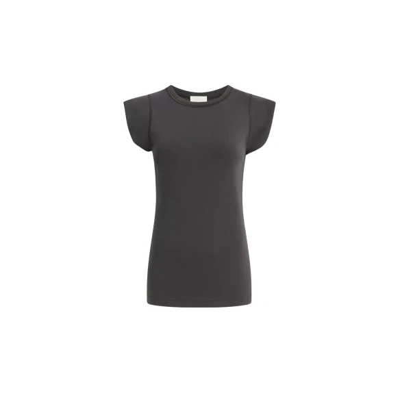 Khaite Angel Top in Dark Umber