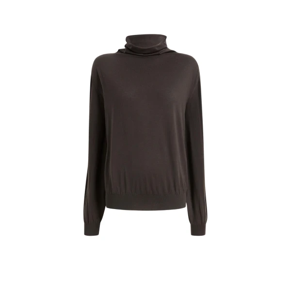 Khaite Annette Sweater in Espresso