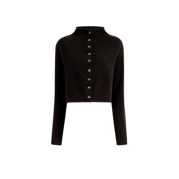 Khaite Annora Cardigan in Black
