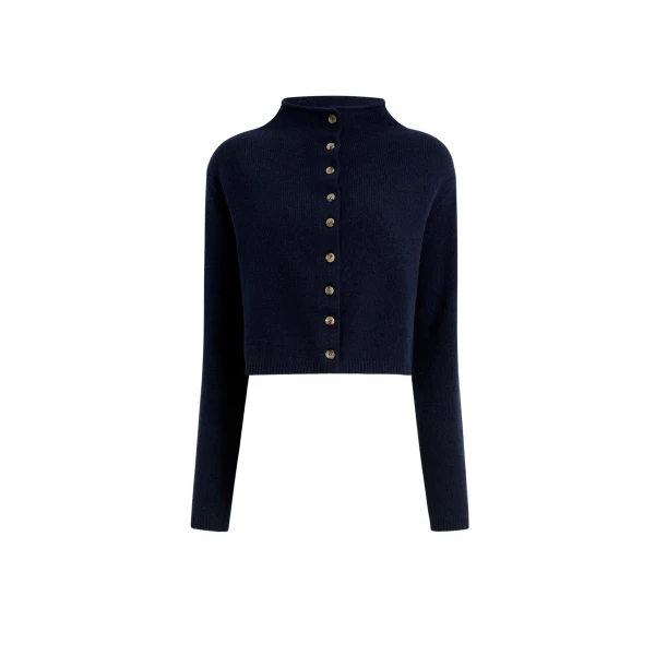 Khaite Annora Cardigan in Midnight Navy