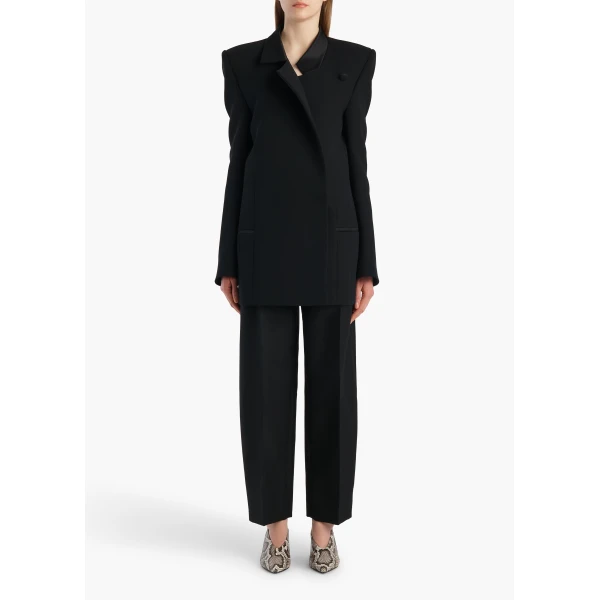 Khaite Armair Jacket in Black, view 2