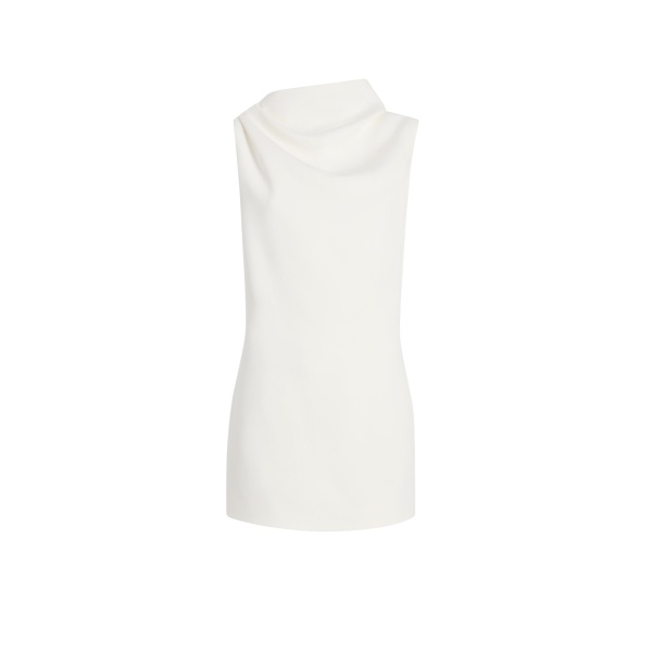 Khaite Astor Dress in Chalk