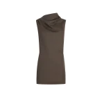 Khaite Astor Dress in Clove