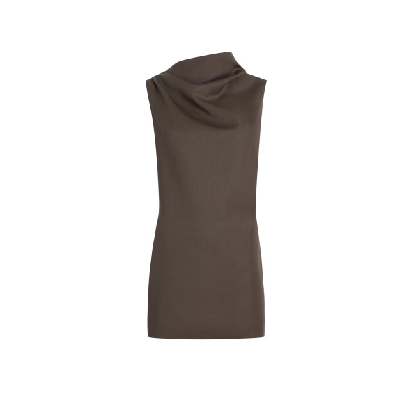 Khaite Astor Dress in Clove