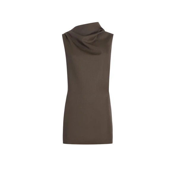Khaite Astor Dress in Clove