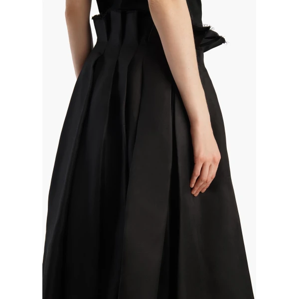 Khaite Astrid Skirt in Black, view 5