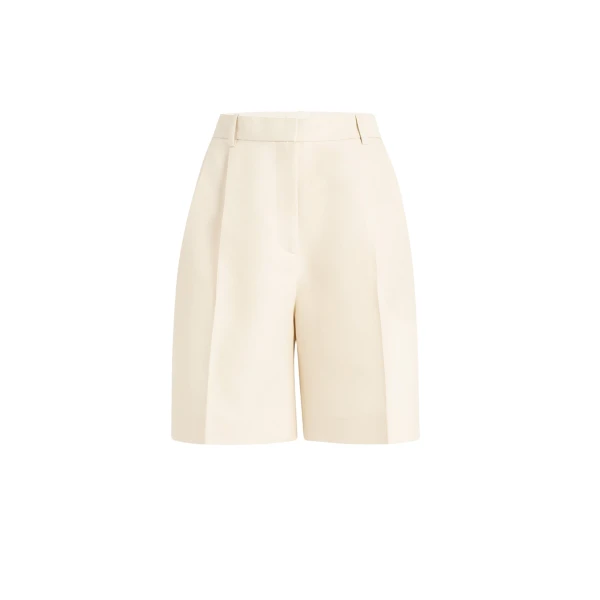 Khaite Auggie Short in Ivory Glow