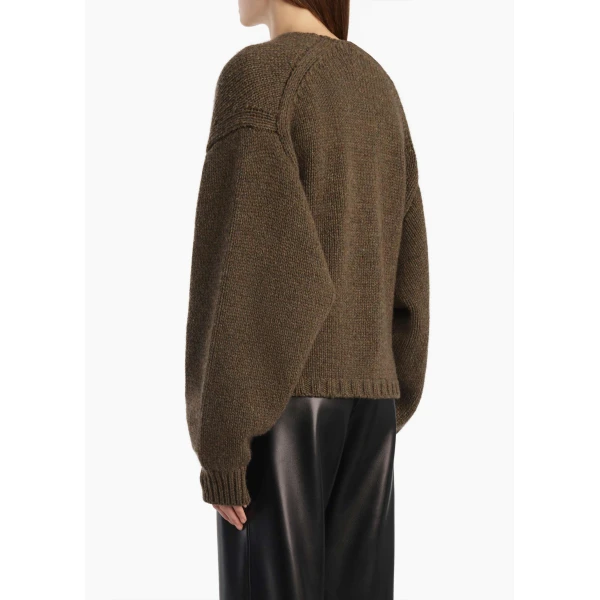 Khaite Axel Cardigan in Artichoke, view 5