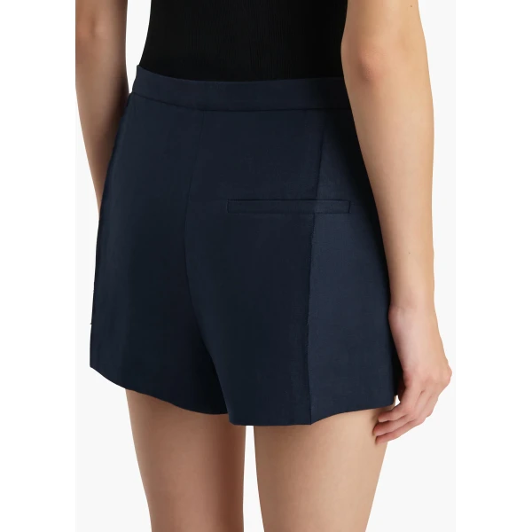 Khaite Blane Short in Dark Navy, view 6