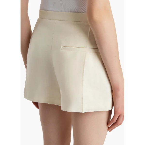 Khaite Blane Short in Natural, view 6