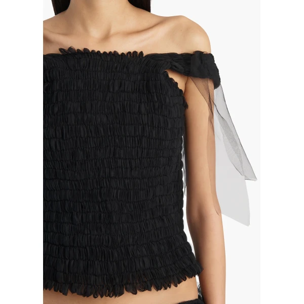 Khaite Bo Top in Black, view 5