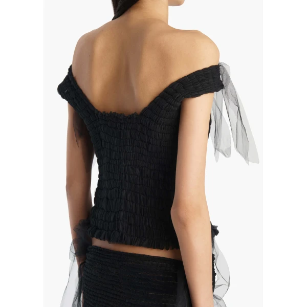 Khaite Bo Top in Black, view 6